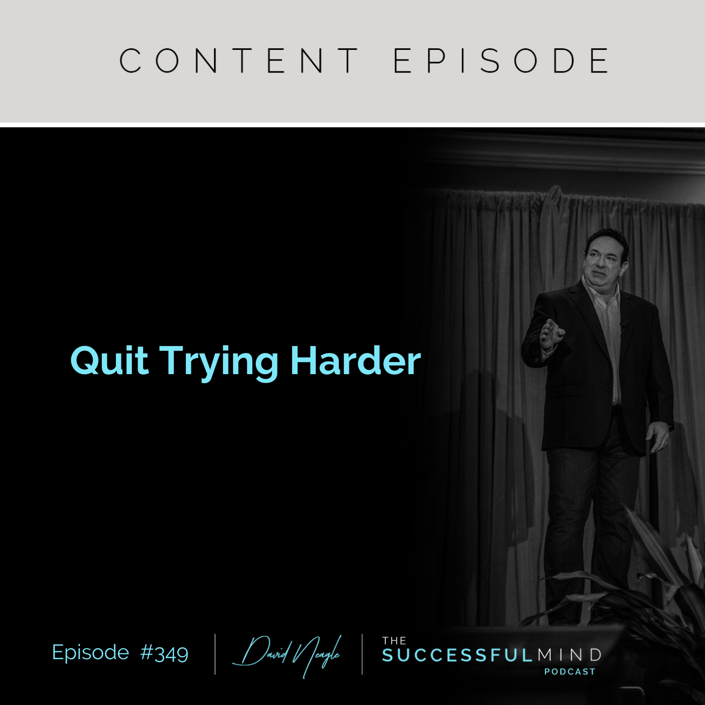 The Successful Mind Podcast - Episode 349 - Quit Trying Harder