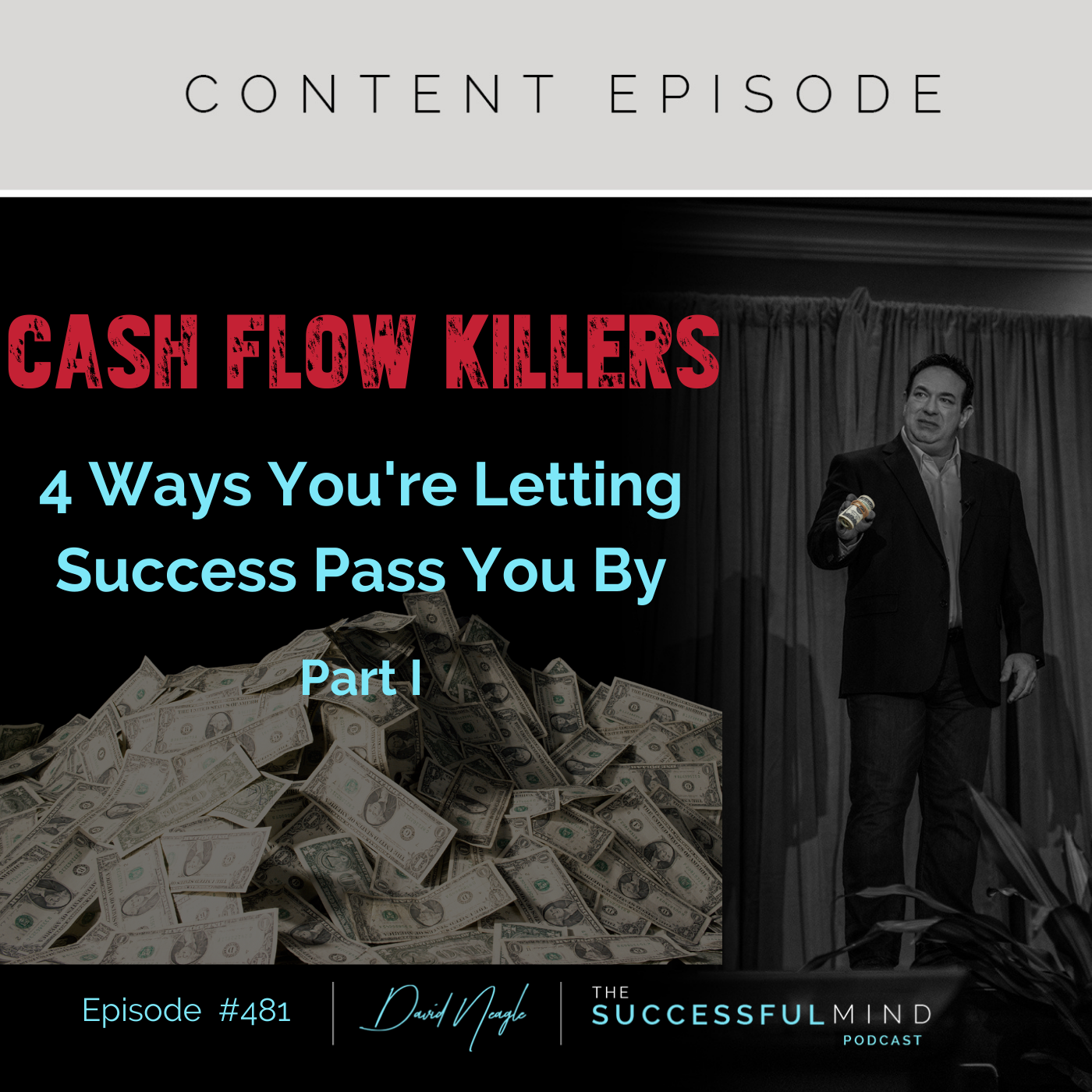 The Successful Mind Podcast – Episode 481 – Cash Flow Killers – 4 Ways You’re Letting Success Pass You By – Part I