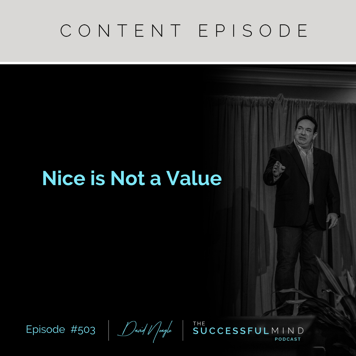 The Successful Mind Podcast - Episode 503 - Nice is Not a Value